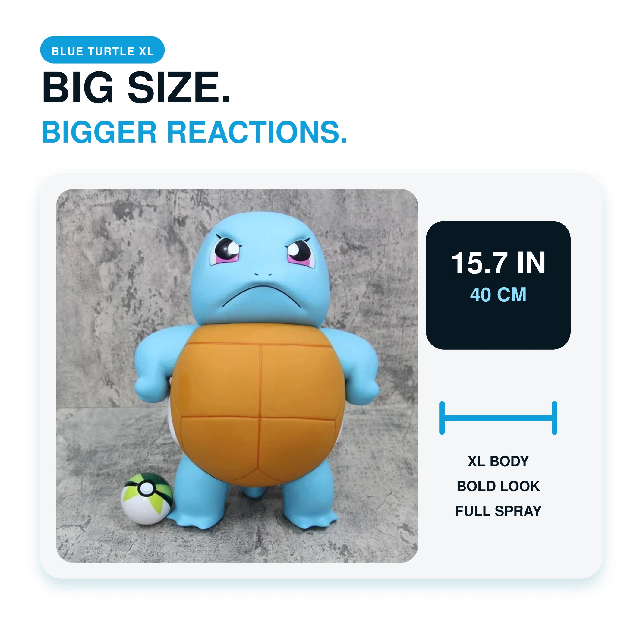 Blue Turtle XL 15.7 in (40 cm) car water sprayer