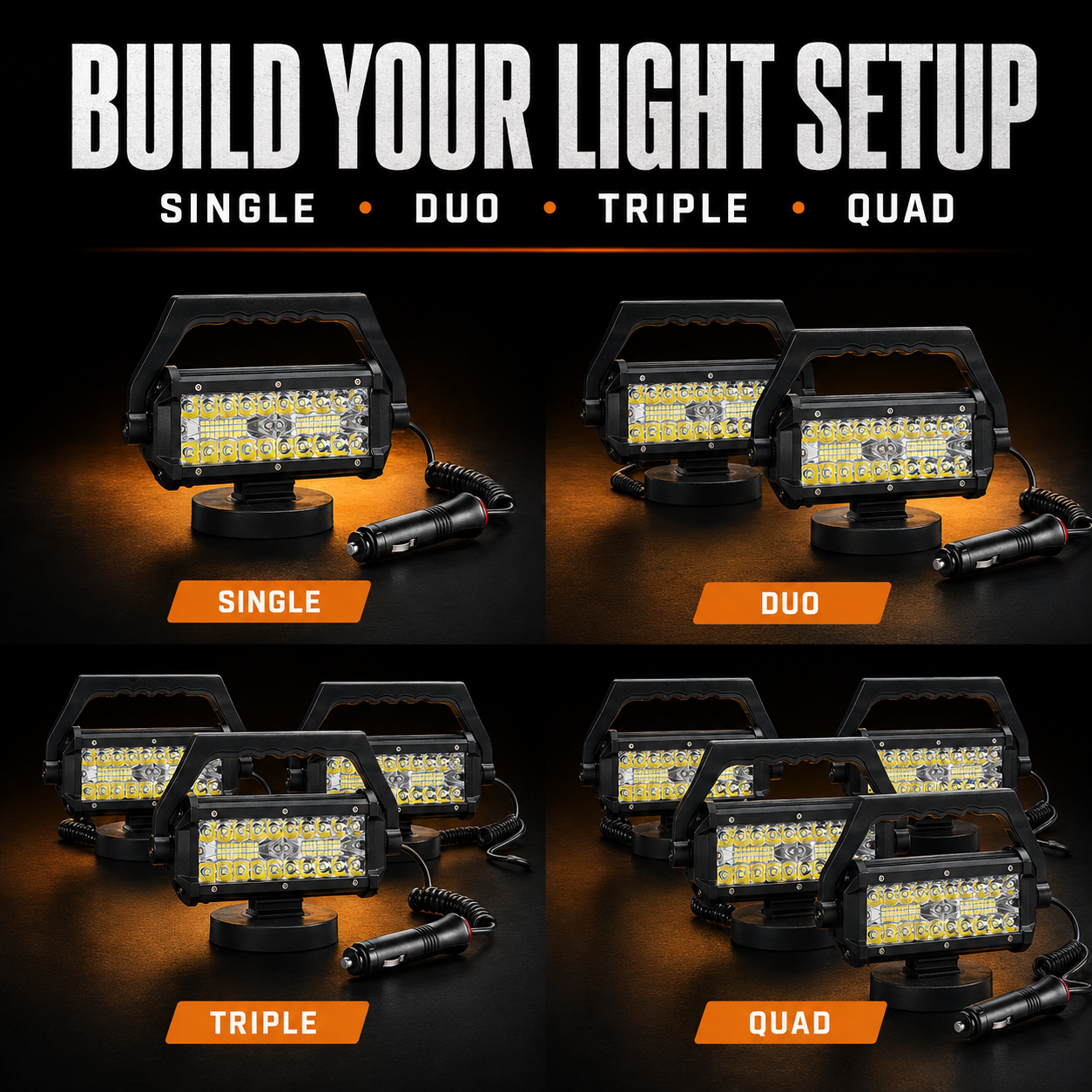 Single, duo, triple, and quad MAGBEAM 48 bundle options
